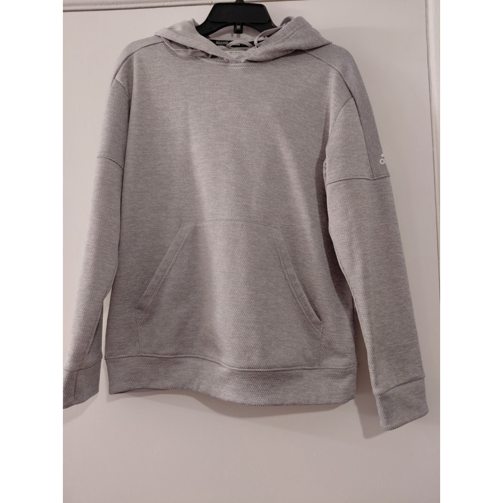 Adidas Gray Hoodie Sweatshirt Adult Large